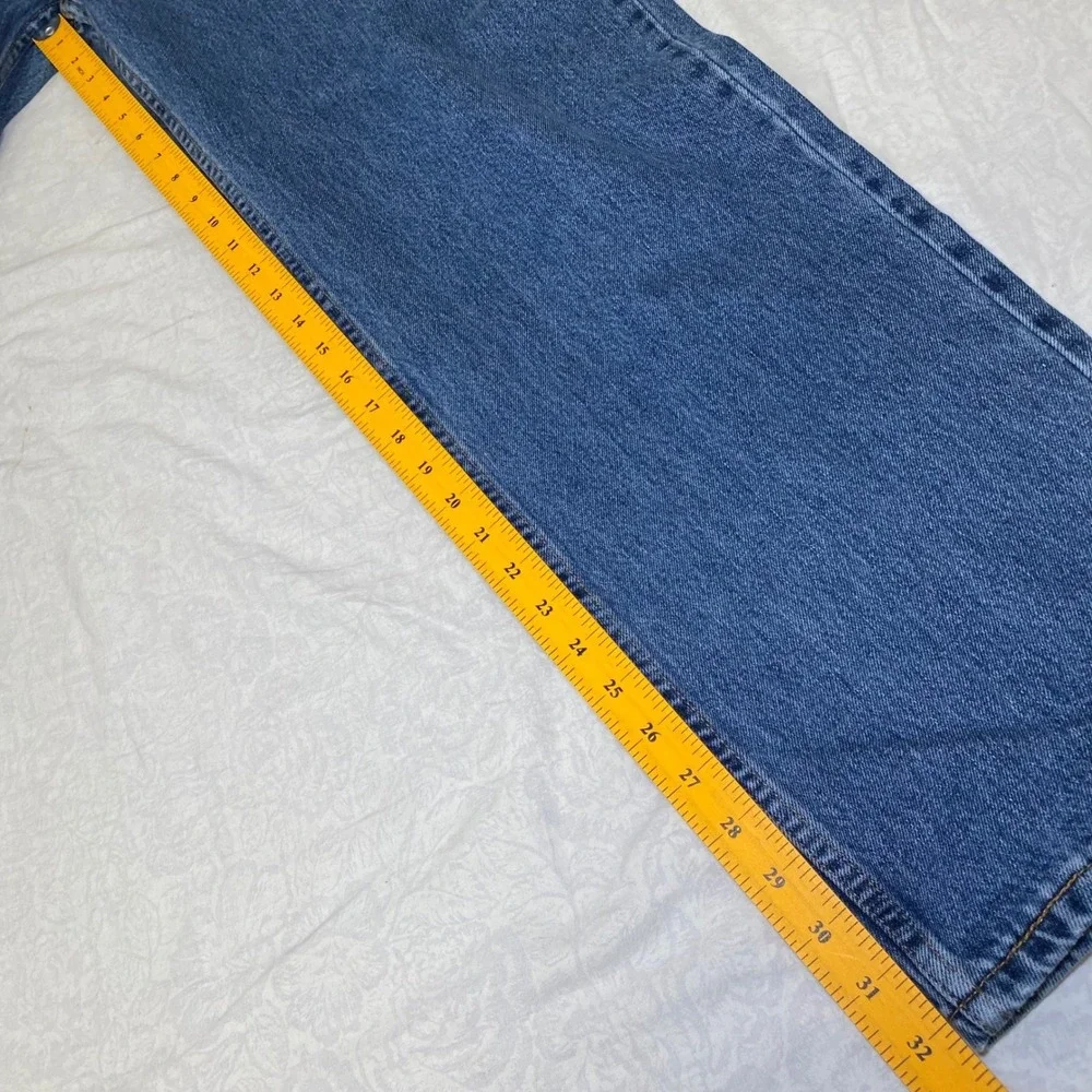 Levi's 550 Relaxed Fit Men's Jeans W42 L32 Light Wash Tapered Denim Pants